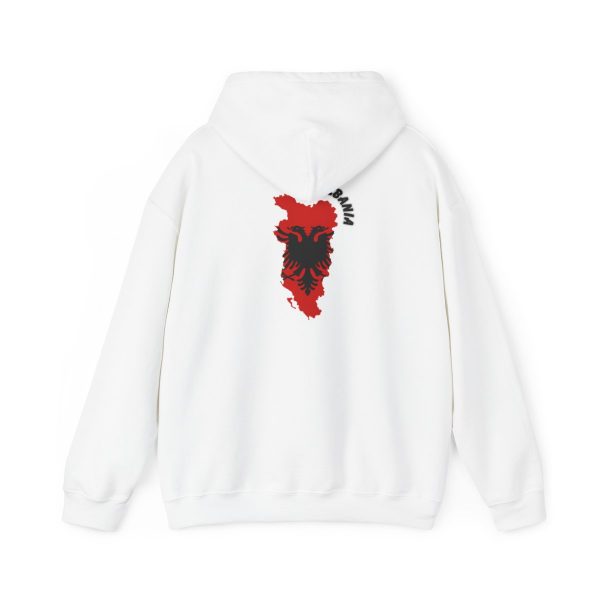 Albanian Map and Eagle Unisex Heavy Blend™ Hooded Sweatshirt - Image 2