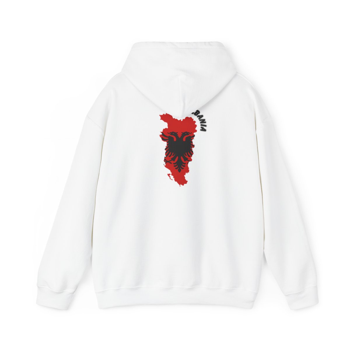 Albanian Map and Eagle Unisex Heavy Blend™ Hooded Sweatshirt