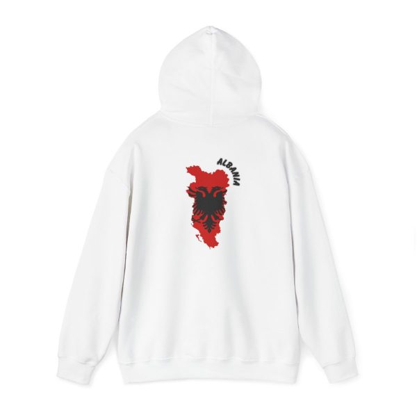 Albanian Map and Eagle Unisex Heavy Blend™ Hooded Sweatshirt - Image 3