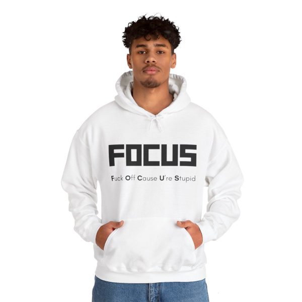 FOCUS Unisex Hoodie - Bold Statement - Image 7