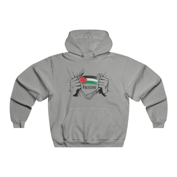 Men's Palestine Hooded Sweatshirt - Image 3