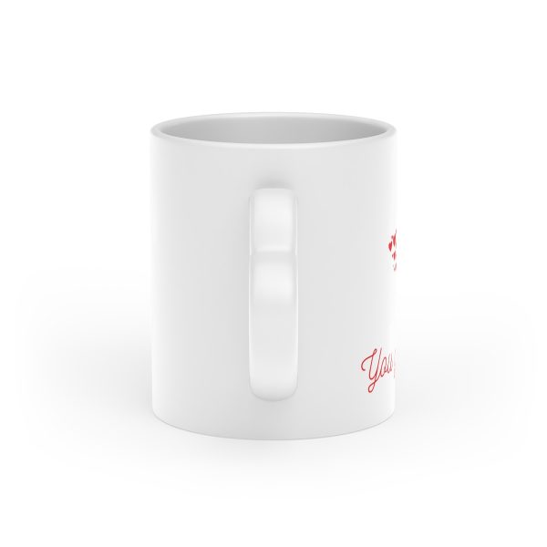 Valentine's Day Heart-Shaped Mug for lovers, You Give Me Butterflies - Image 3
