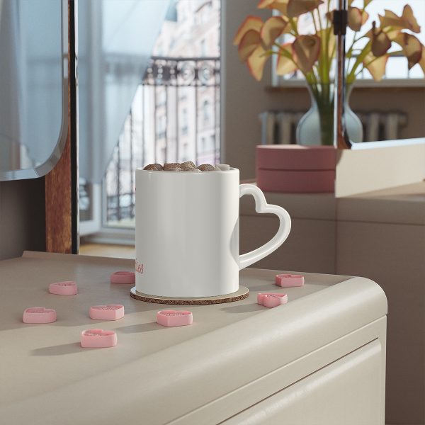Valentine's Day Heart-Shaped Mug for lovers, You Give Me Butterflies - Image 5