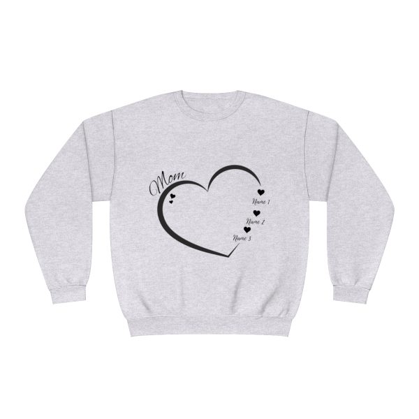 Custom 'Mom' Heart Sweatshirt - Personalized with Your Children's Names - Image 17