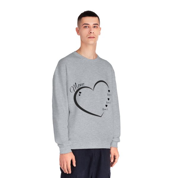 Custom 'Mom' Heart Sweatshirt - Personalized with Your Children's Names - Image 23
