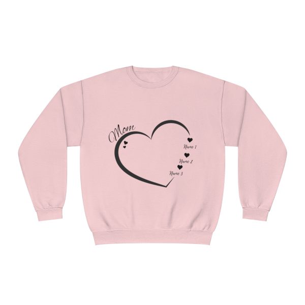 Custom 'Mom' Heart Sweatshirt - Personalized with Your Children's Names - Image 29