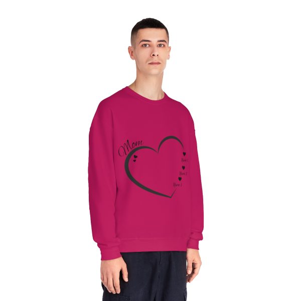 Custom 'Mom' Heart Sweatshirt - Personalized with Your Children's Names - Image 27