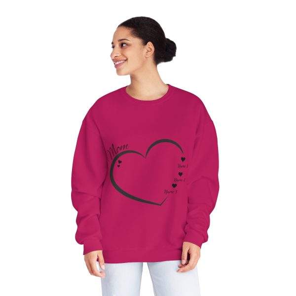 Custom 'Mom' Heart Sweatshirt - Personalized with Your Children's Names - Image 28