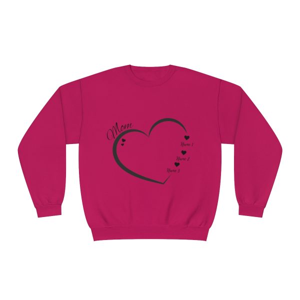 Custom 'Mom' Heart Sweatshirt - Personalized with Your Children's Names - Image 25