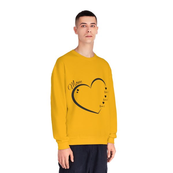 Custom 'Mom' Heart Sweatshirt - Personalized with Your Children's Names - Image 11