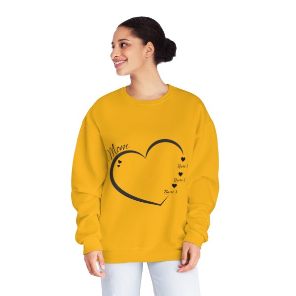 Custom 'Mom' Heart Sweatshirt - Personalized with Your Children's Names - Image 12