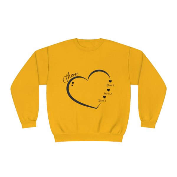 Custom 'Mom' Heart Sweatshirt - Personalized with Your Children's Names - Image 9