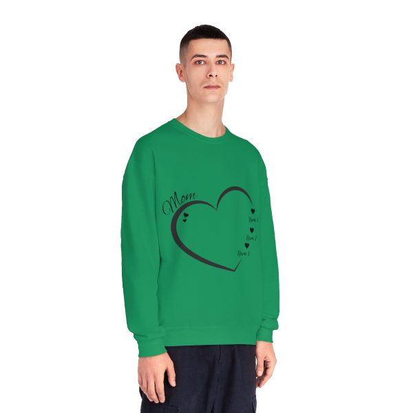 Custom 'Mom' Heart Sweatshirt - Personalized with Your Children's Names - Image 15