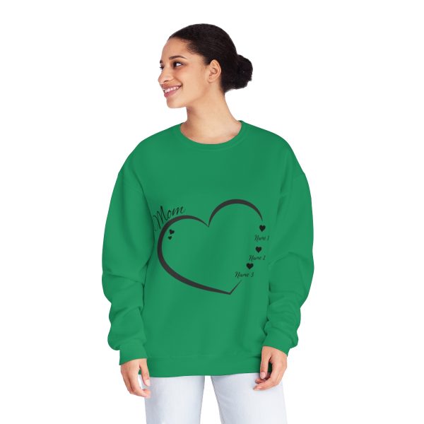 Custom 'Mom' Heart Sweatshirt - Personalized with Your Children's Names - Image 16