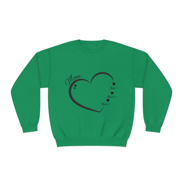 Custom 'Mom' Heart Sweatshirt - Personalized with Your Children's Names - Image 13