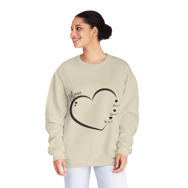 Custom 'Mom' Heart Sweatshirt - Personalized with Your Children's Names - Image 4