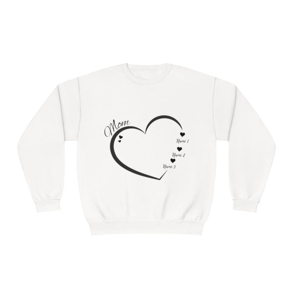 Custom 'Mom' Heart Sweatshirt - Personalized with Your Children's Names - Image 5