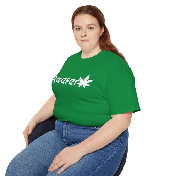 Reefer Revival - Classic Unisex Cotton Tee with Iconic Leaf Design - Image 77