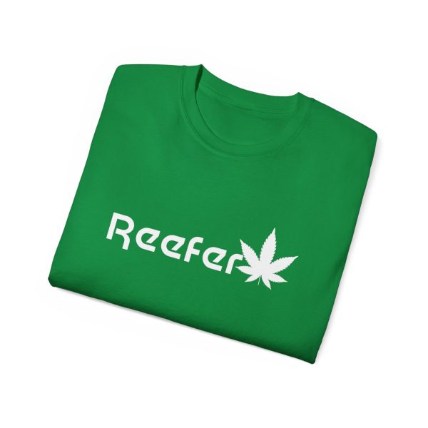 Reefer Revival - Classic Unisex Cotton Tee with Iconic Leaf Design - Image 70