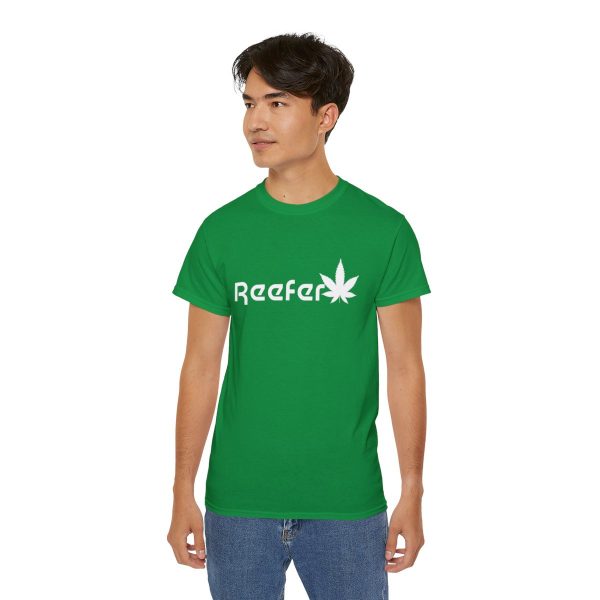 Reefer Revival - Classic Unisex Cotton Tee with Iconic Leaf Design - Image 73