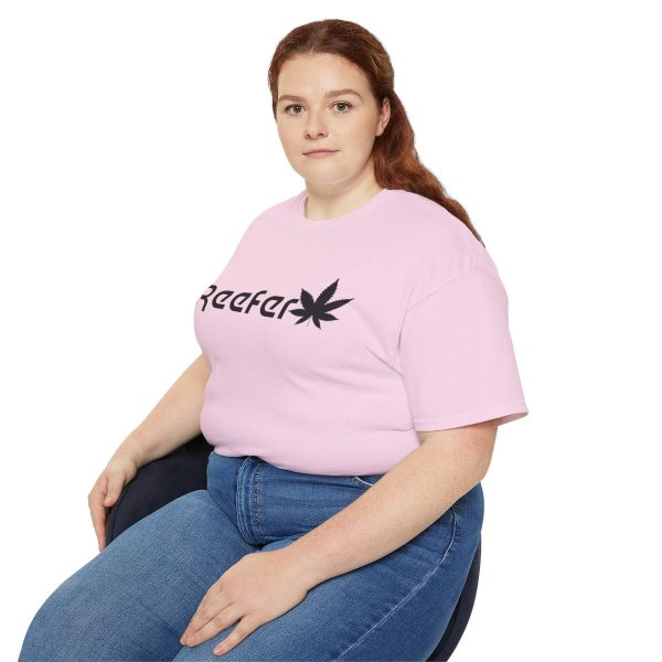 Reefer Revival - Classic Unisex Cotton Tee with Iconic Leaf Design - Image 121