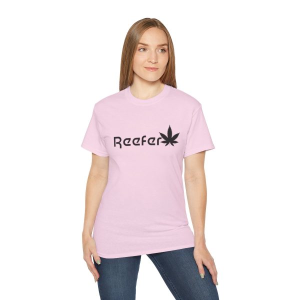 Reefer Revival - Classic Unisex Cotton Tee with Iconic Leaf Design - Image 115