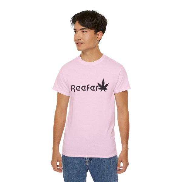 Reefer Revival - Classic Unisex Cotton Tee with Iconic Leaf Design - Image 117