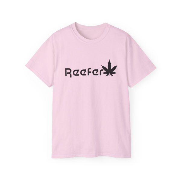 Reefer Revival - Classic Unisex Cotton Tee with Iconic Leaf Design - Image 111