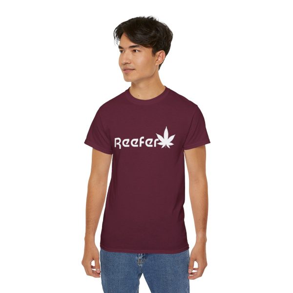 Reefer Revival - Classic Unisex Cotton Tee with Iconic Leaf Design - Image 62