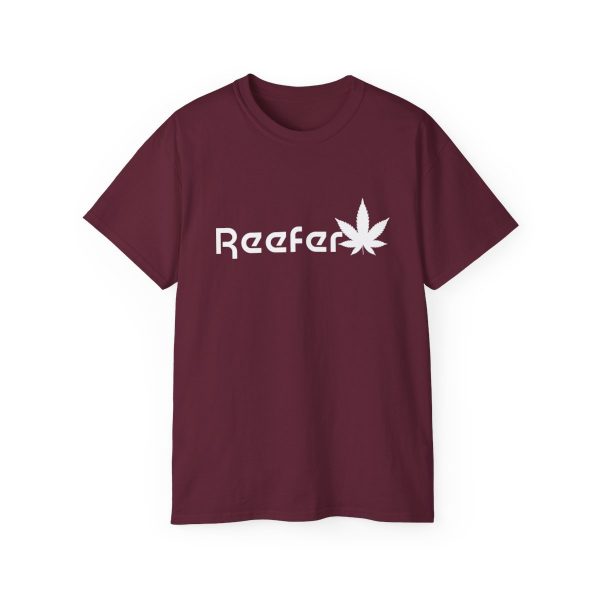 Reefer Revival - Classic Unisex Cotton Tee with Iconic Leaf Design - Image 56