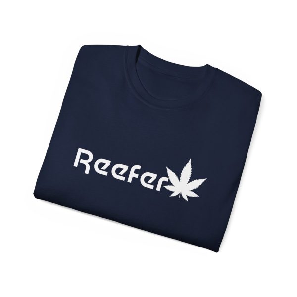 Reefer Revival - Classic Unisex Cotton Tee with Iconic Leaf Design - Image 92