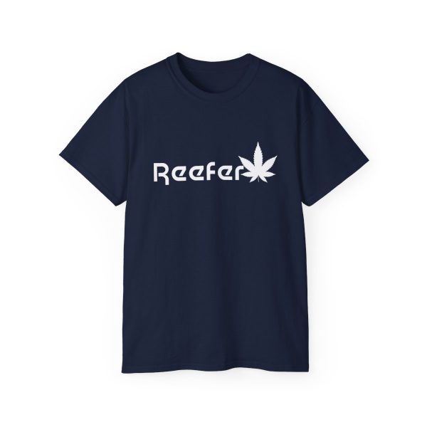 Reefer Revival - Classic Unisex Cotton Tee with Iconic Leaf Design - Image 89