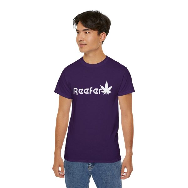 Reefer Revival - Classic Unisex Cotton Tee with Iconic Leaf Design - Image 106