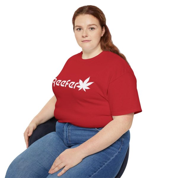 Reefer Revival - Classic Unisex Cotton Tee with Iconic Leaf Design - Image 132