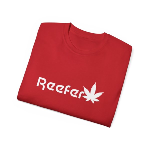 Reefer Revival - Classic Unisex Cotton Tee with Iconic Leaf Design - Image 125