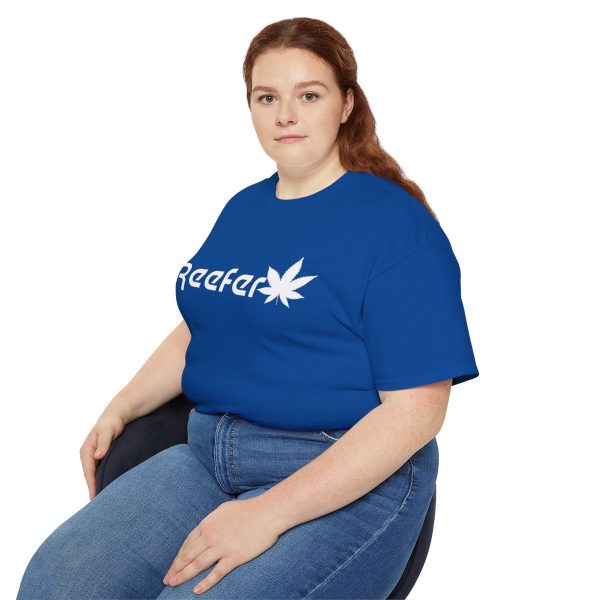 Reefer Revival - Classic Unisex Cotton Tee with Iconic Leaf Design - Image 88