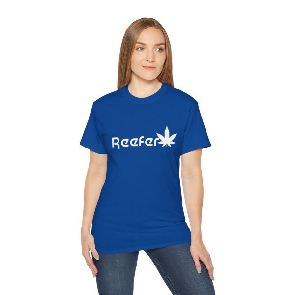Reefer Revival - Classic Unisex Cotton Tee with Iconic Leaf Design - Image 82