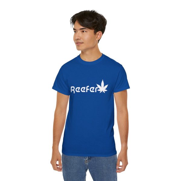 Reefer Revival - Classic Unisex Cotton Tee with Iconic Leaf Design - Image 84