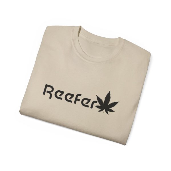 Reefer Revival - Classic Unisex Cotton Tee with Iconic Leaf Design - Image 26