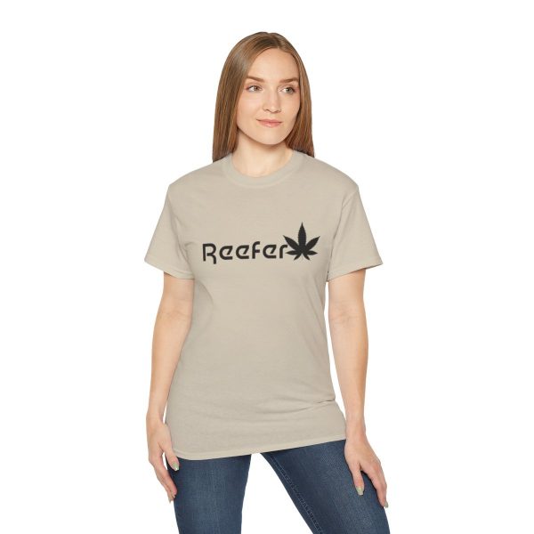 Reefer Revival - Classic Unisex Cotton Tee with Iconic Leaf Design - Image 27