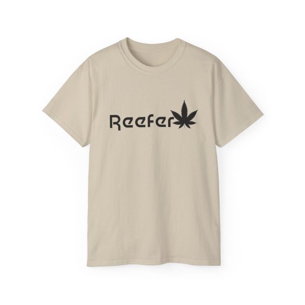 Reefer Revival - Classic Unisex Cotton Tee with Iconic Leaf Design - Image 23