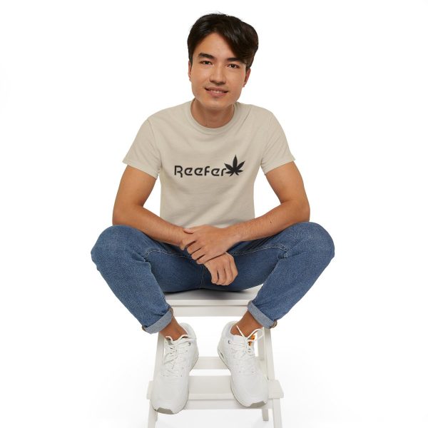 Reefer Revival - Classic Unisex Cotton Tee with Iconic Leaf Design - Image 31