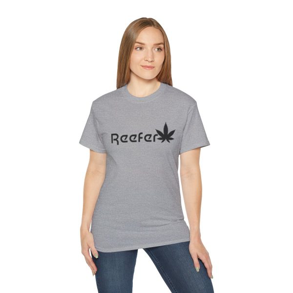 Reefer Revival - Classic Unisex Cotton Tee with Iconic Leaf Design - Image 38