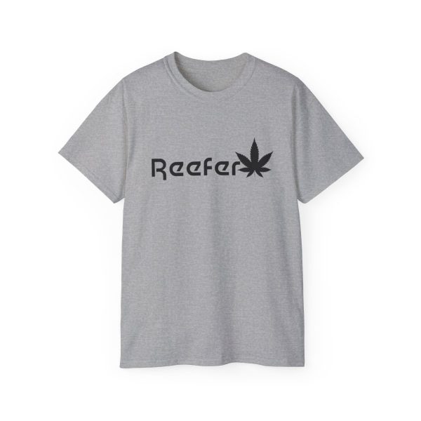 Reefer Revival - Classic Unisex Cotton Tee with Iconic Leaf Design - Image 34