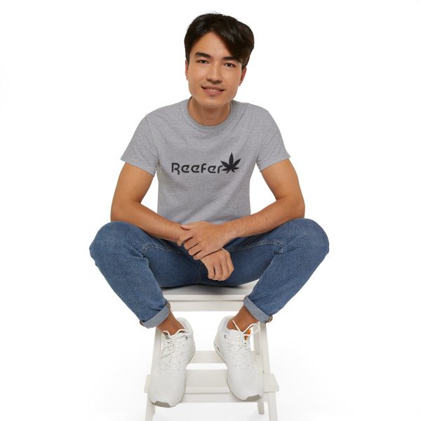Reefer Revival - Classic Unisex Cotton Tee with Iconic Leaf Design - Image 42