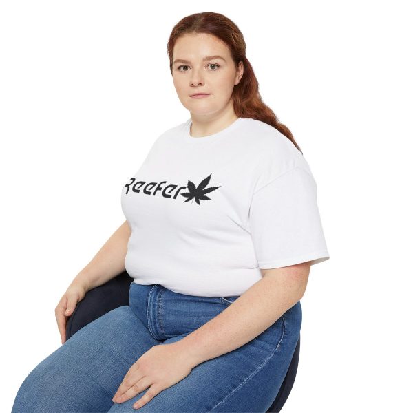 Reefer Revival - Classic Unisex Cotton Tee with Iconic Leaf Design - Image 22