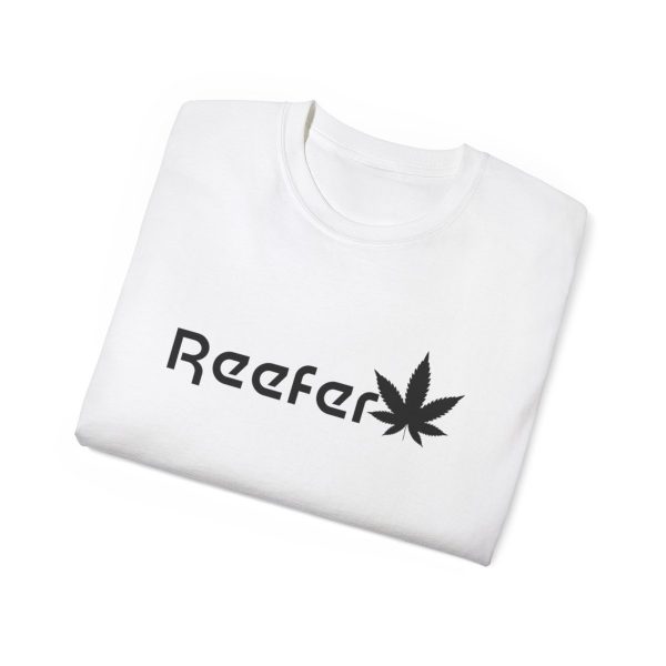 Reefer Revival - Classic Unisex Cotton Tee with Iconic Leaf Design - Image 15