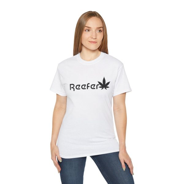 Reefer Revival - Classic Unisex Cotton Tee with Iconic Leaf Design - Image 16