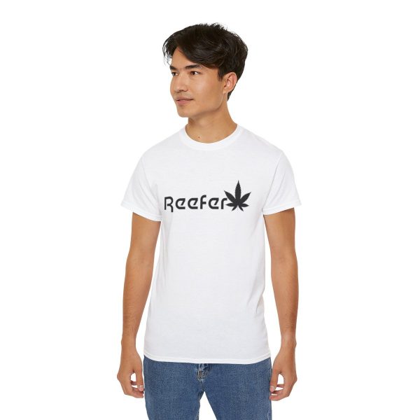 Reefer Revival - Classic Unisex Cotton Tee with Iconic Leaf Design - Image 18