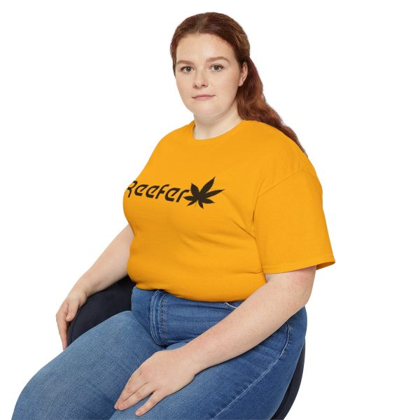 Reefer Revival - Classic Unisex Cotton Tee with Iconic Leaf Design - Image 55